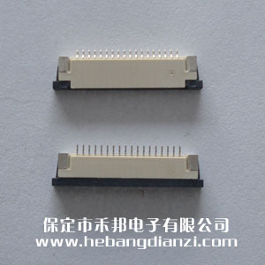 FPC座18P上 間距1.0