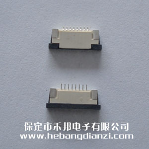 FPC座8P上 間距1.0