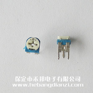 101臥式藍(lán)白可調(diào)電阻100歐