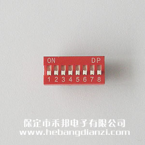 8P撥碼開關(guān) 平撥