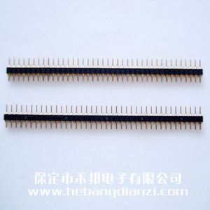 2.54單排針 (兩側圓針)