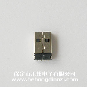 USB-A插頭臥式