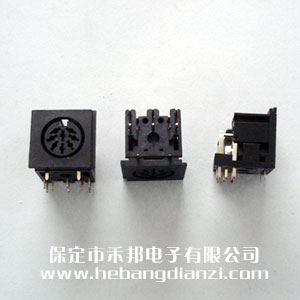 大鍵盤插座8芯 臥式