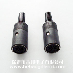 大鍵盤插座8芯 空接