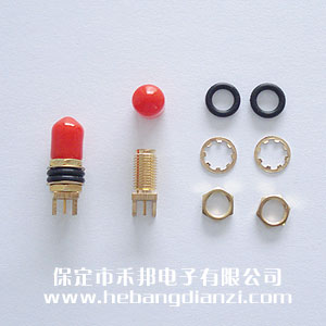 SMA加長(zhǎng)直座(全長(zhǎng)16mm)偏腳