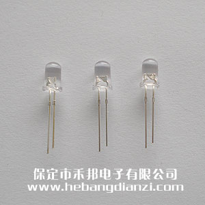 Φ5白發(fā)藍(lán) 超高亮 短腳