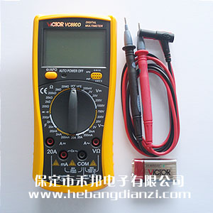 數(shù)字萬(wàn)用表VC890D