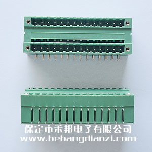 帶固定孔雙層端子臺(tái)5.08-2*14P