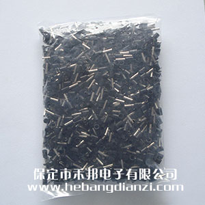 VE管型端子 E2508 內(nèi)孔徑2.3 黑色