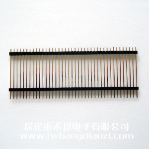 雙塑2.54單排針 長40mm