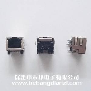 RJ45臥式網(wǎng)口座 帶燈 臺產(chǎn)優(yōu)質(zhì)