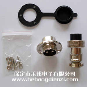 航空插頭 GX19-3P帶法蘭