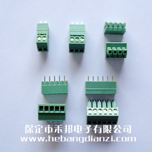 3.5mm間距 -2P,3P,4P,5P,6P綠 立式插拔端子