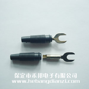 自焊式U型插片6mm-黑色